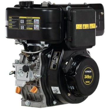 7.5 HP LONCIN D350FC Cilindrico 25,4 Avviamento A Strappo, Motore Diesel